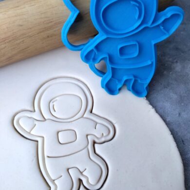 Astronaut Space Man Cookie Cutter and Fondant Stamp