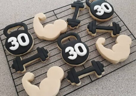Gym Cookie Cutters Kettle Bell, Muscles, Weights