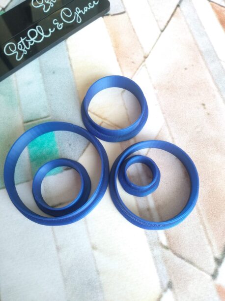 Set of 5 Circle Cutters for Polymer Clay