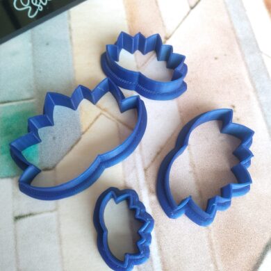 Lotus Fan Polymer Clay Cutters