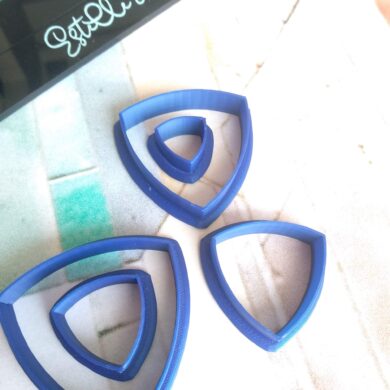 Reuleaux Triangle Polymer Clay Cutters