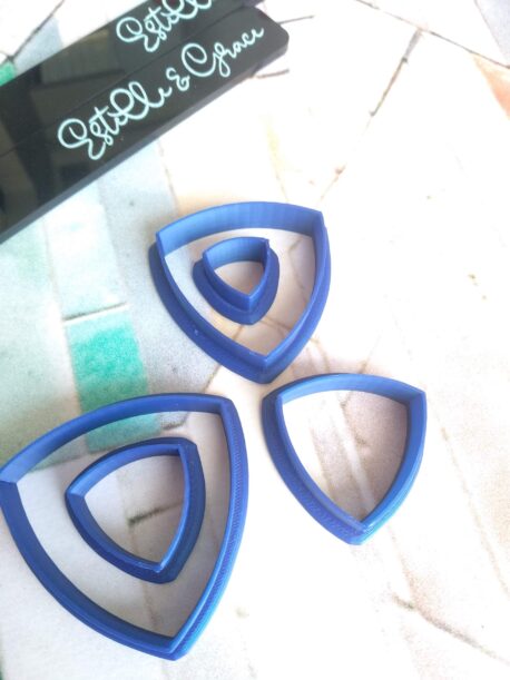 Reuleaux Triangle Polymer Clay Cutters
