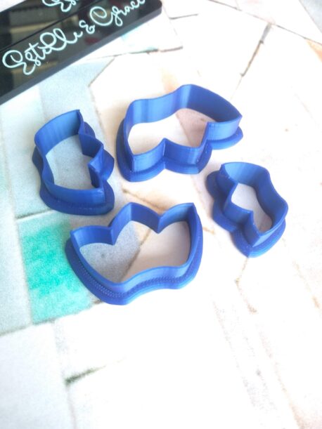 Three Pointed Crown Polymer Clay Cutters