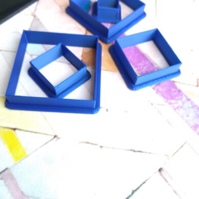 Square Polymer Clay Cutters