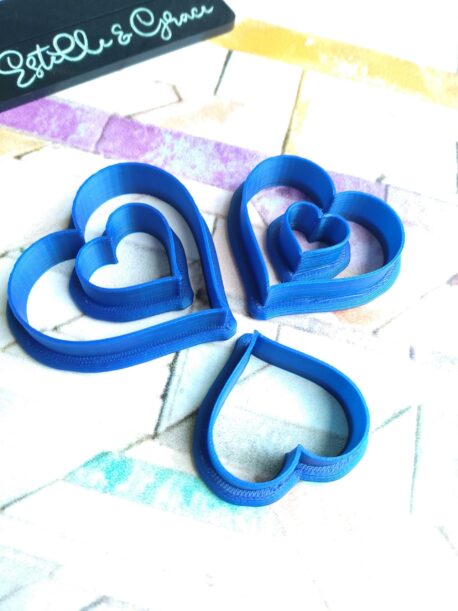 Love Heart Polymer Clay Cutters