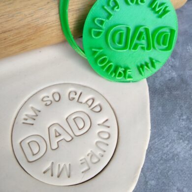 I'm so glad your my Dad Cookie Cutter and Fondant Stamp Embosser Fathers Day