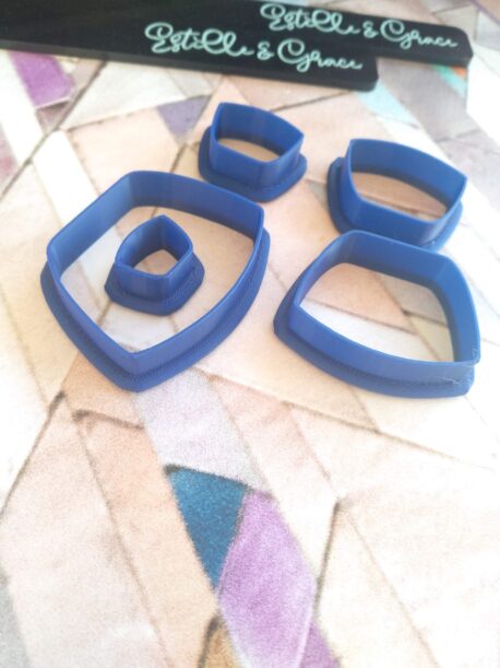 Rounded Trapezoid Polymer Clay Cutters