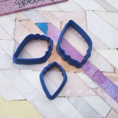 Frilled Drops Polymer Clay Shape Cutter