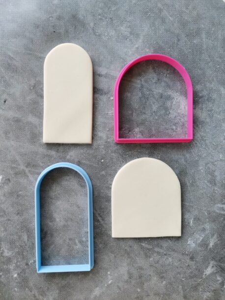 Arch Shape Cutter Set for Cookie Dough and Fondant - Cookie Cutter / Fondant Cutter